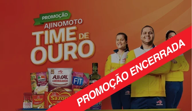 Promoção Ajinomoto Time de Ouro