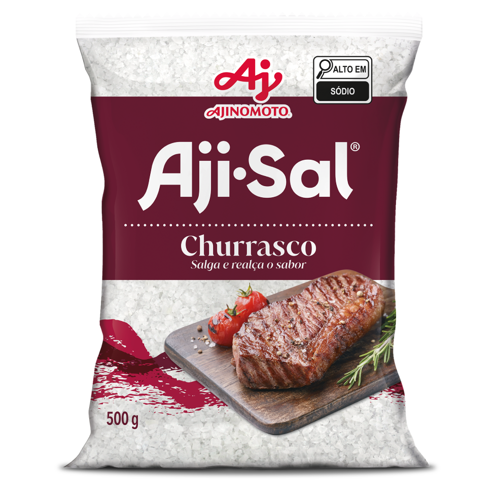 Embalagem de AJI-SAL Churrasco 500g