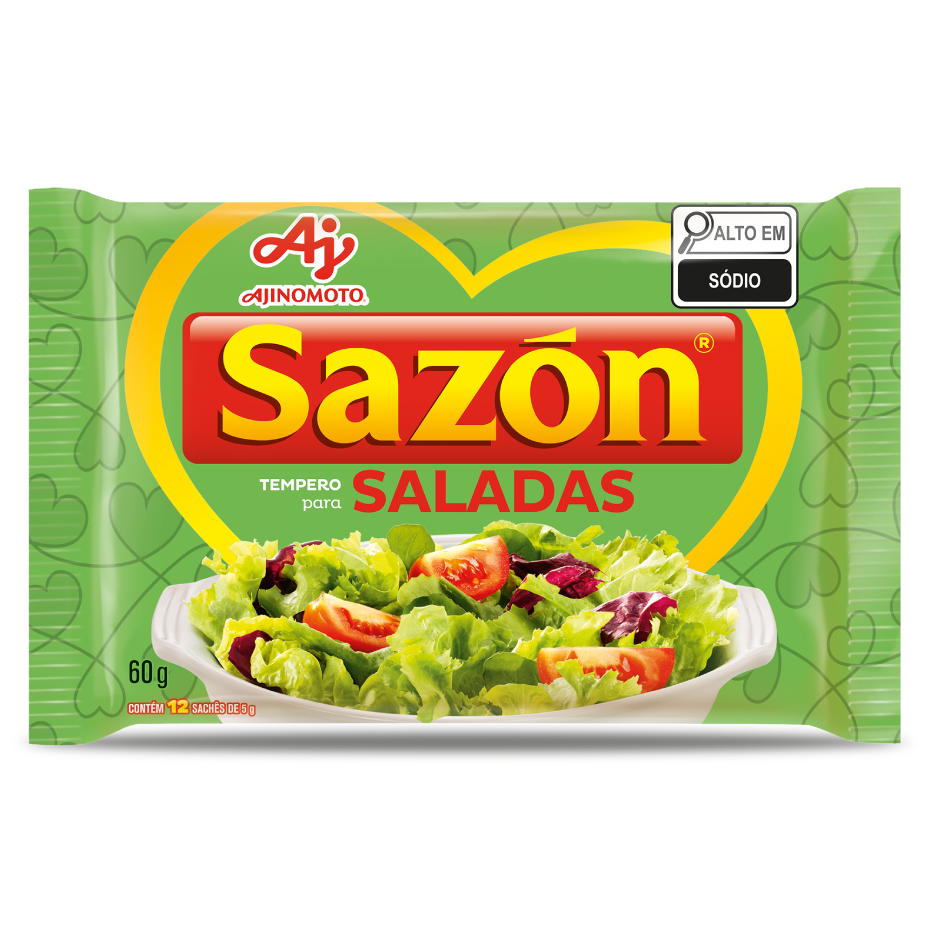 Embalagem de Sazón Tempero para Saladas