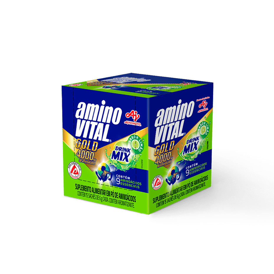 Embalagem aminoVITAL® GOLD DRINK MIX suplemento alimentar