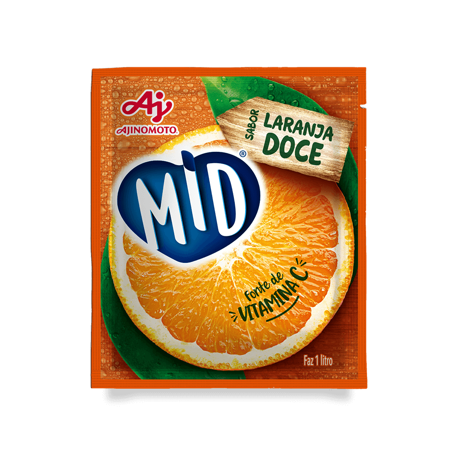 embalagem de MID laranja doce