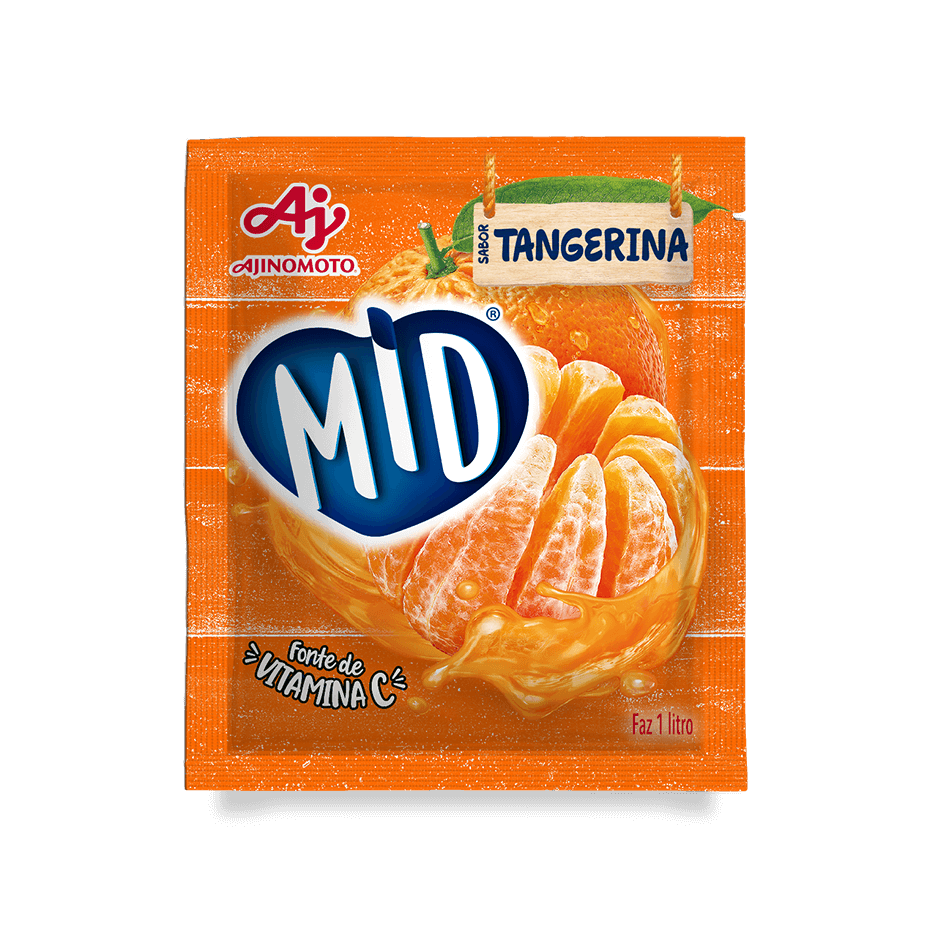 embalagem de MID tangerina