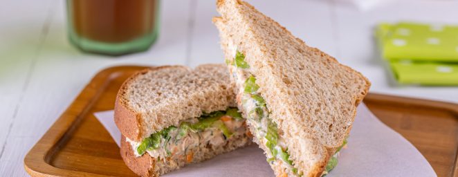 Lanche de frango para o Carnaval