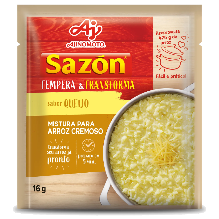 SAZÓN<sup>®</sup> Tempera & Transforma Queijo