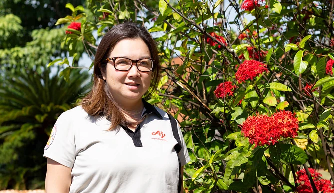 Colaboradora do Grupo Ajinomoto