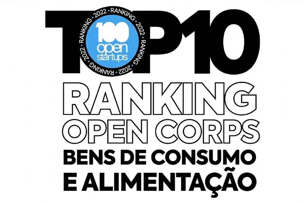 Selo do prêmio Tpo 100 Open Corps 2022