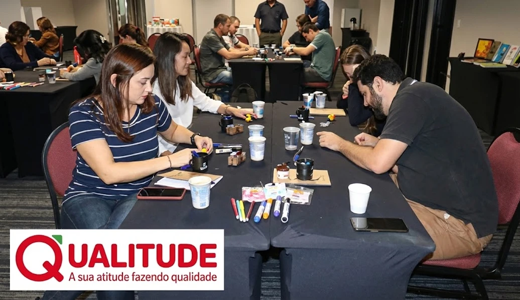 Workshop de qualidade com profissionais em dinâmicas de grupo