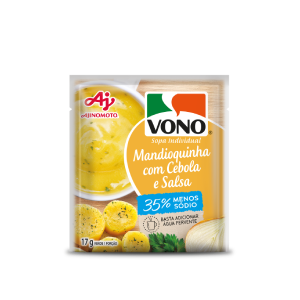 VONO<sup>®</sup> Mandioquinha com Cebola e Salsa Menos Sódio