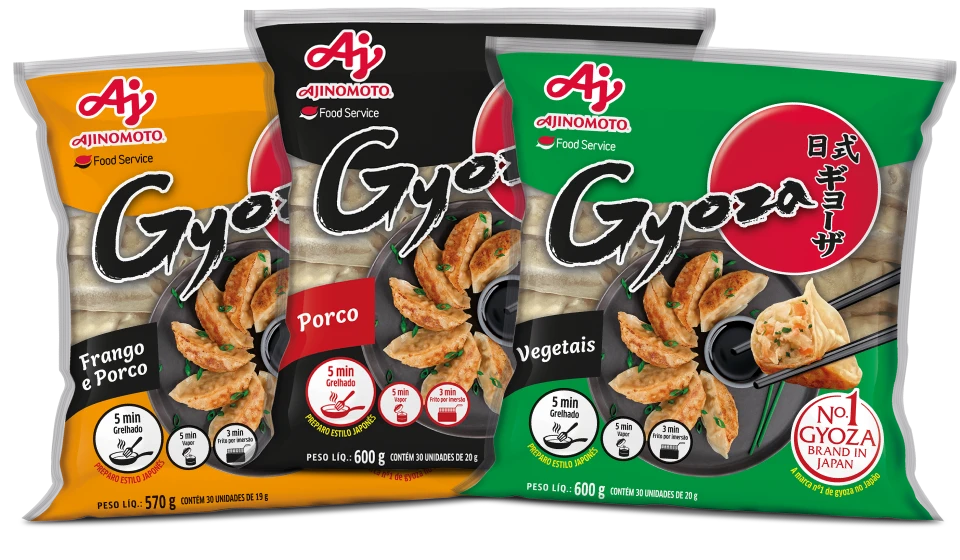 Embalagens de Gyoza Ajinomoto®