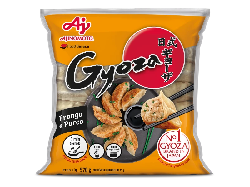 Gyoza Ajinomoto<sup>®</sup> Frango e Porco
